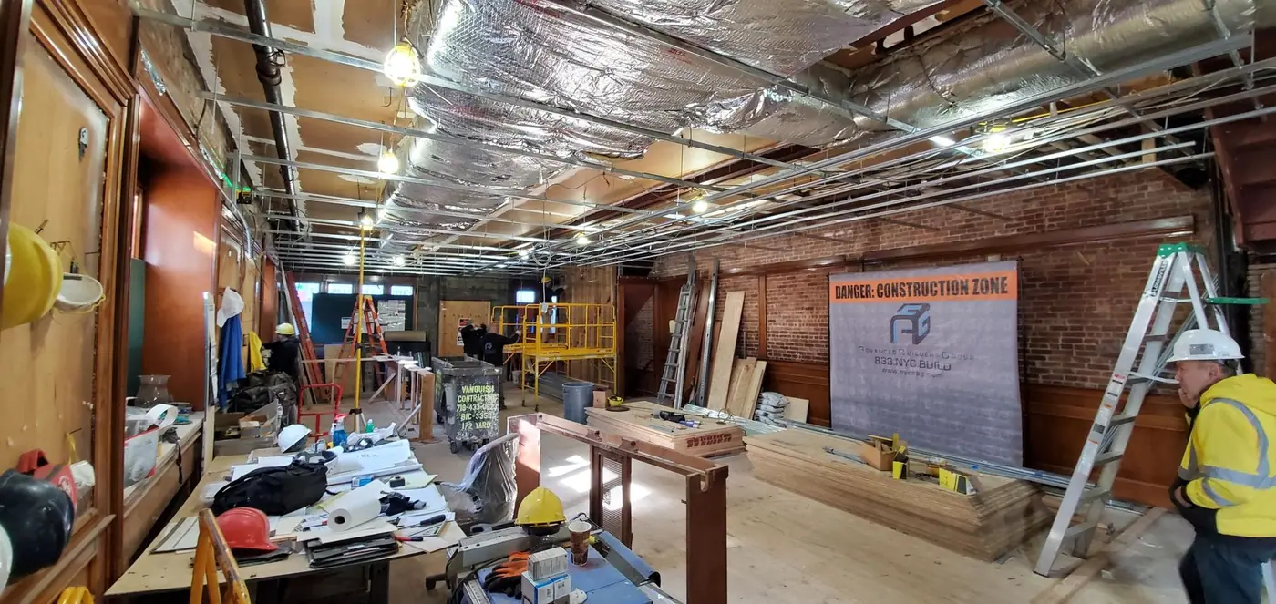Upper East Side restaurant stripped back to brick and steel during the gut renovation